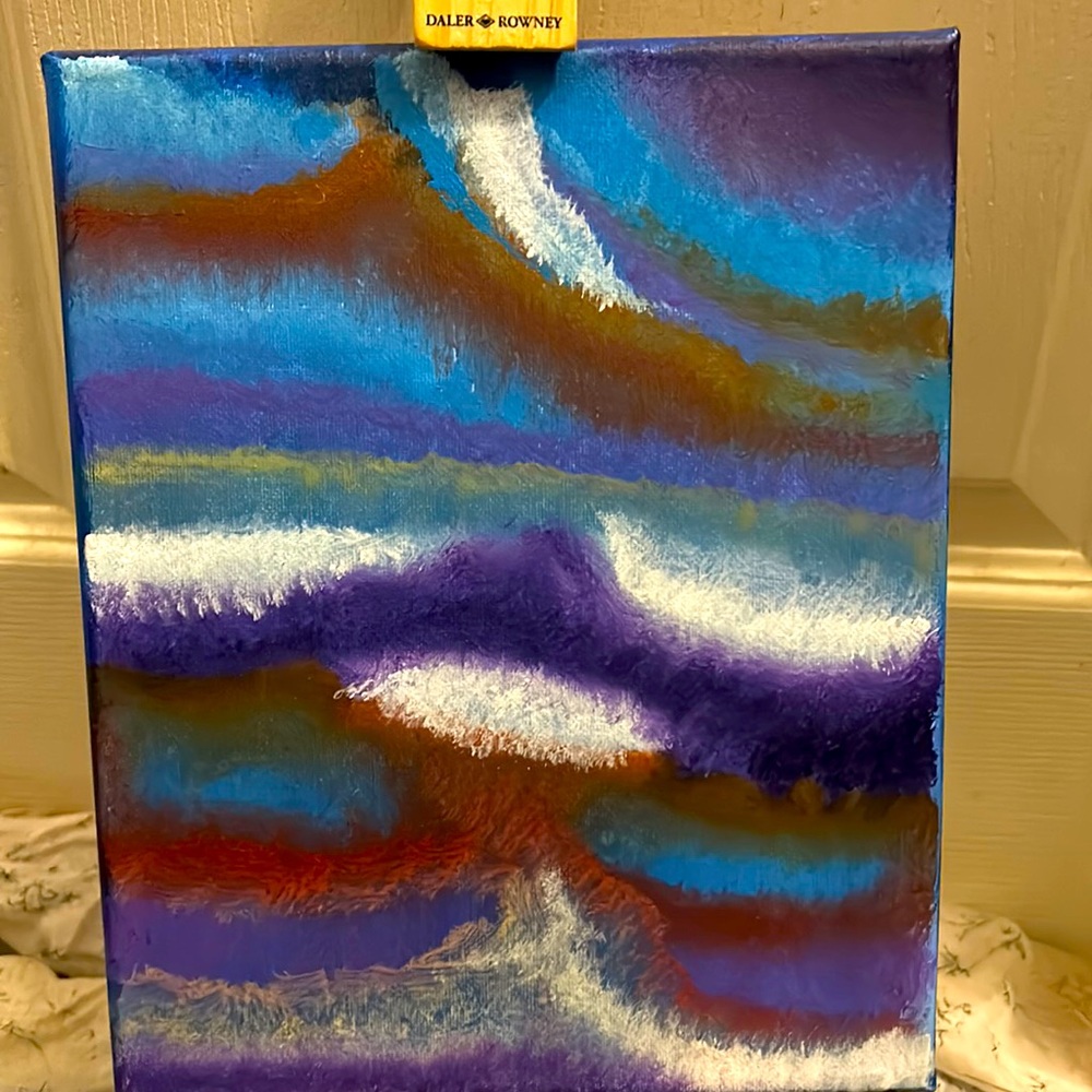 Abstract, Acrylic Paint , 10x8